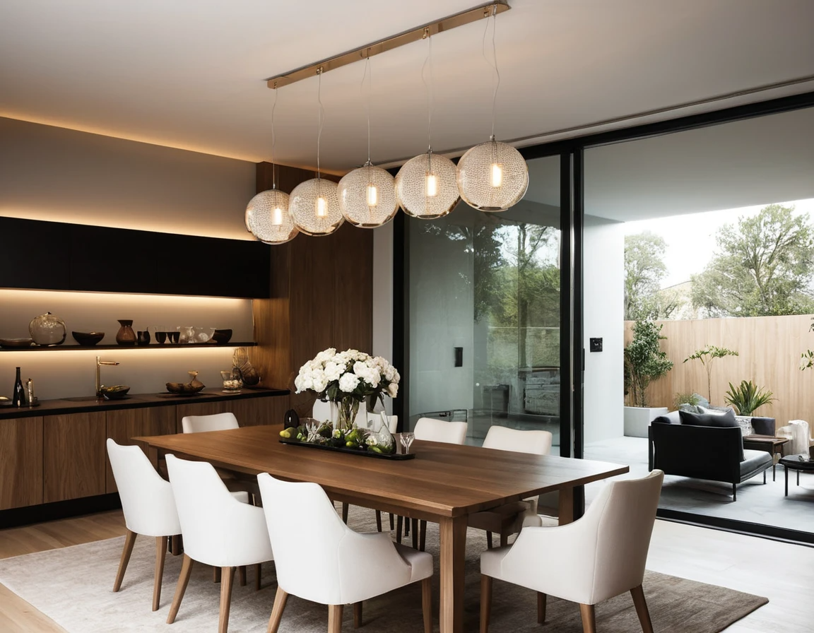 modern dining room lighting.